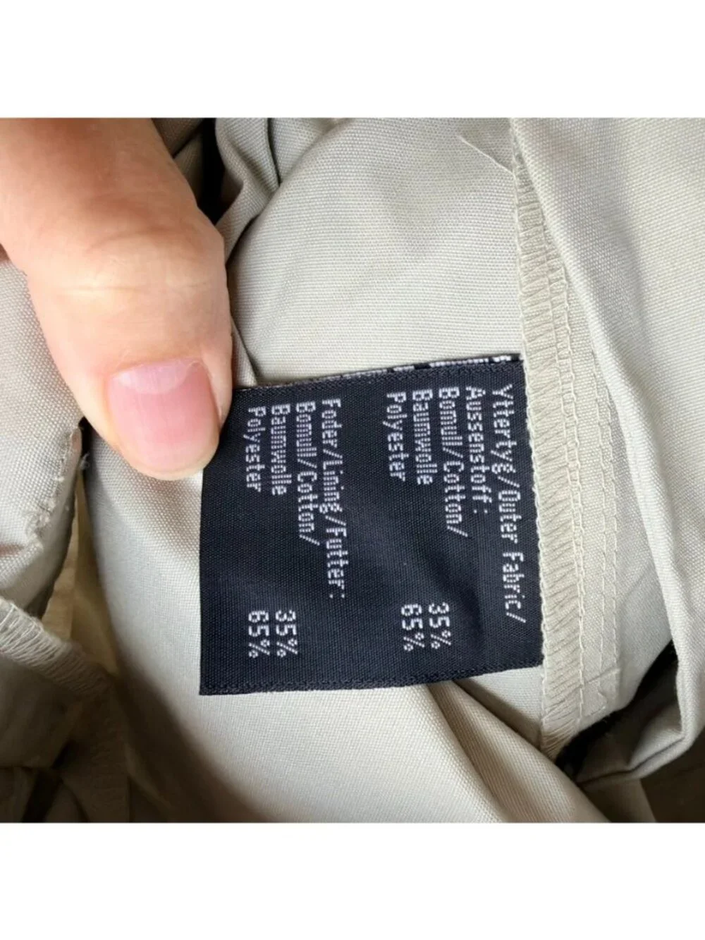 Fjallraven Y2K Cargo Hiking Pants Size 36 Beige Outdoor Utility Pants